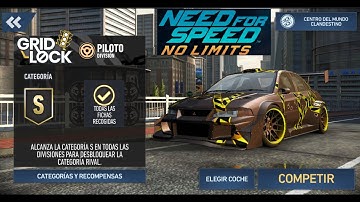 Need For Speed No Limits - UGR - GRID LOCK - División DRIVER
