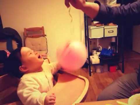 小貝愛氣球，把拔驚驚！！！