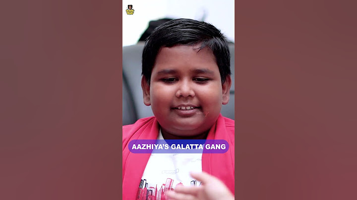 Aazhiya's Galatta Gang Part 01  #wirally #funny #rowdybabyaazhiya #entertainment #tamilcomedy