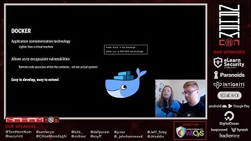 Security Training at the Harbor: Running CTFs with Docker by @_johnhammond