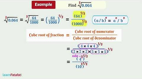 Cube and Cube Roots Class 8 Maths - Prime Factorisation Method | Find Cube Root of Any Number