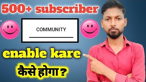 500+ subscriber pe community tab enable |  500 subscribe पे community टैब चालु करें  @TechRajak07
