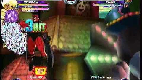 MvC2 Online (360): Brett (MSP) vs NWH Backstage (MSP) 2 .:1.21.10:.