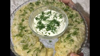 ✍️Рецепт постного блюда-КАРТОФЕЛЬНЫЙ ХАНУМ/Lenten dish recipe-POTATO KHANUM👌