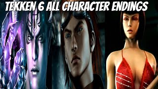 Tekken 6 - All Character Endings [1080p Full HD 60fps]