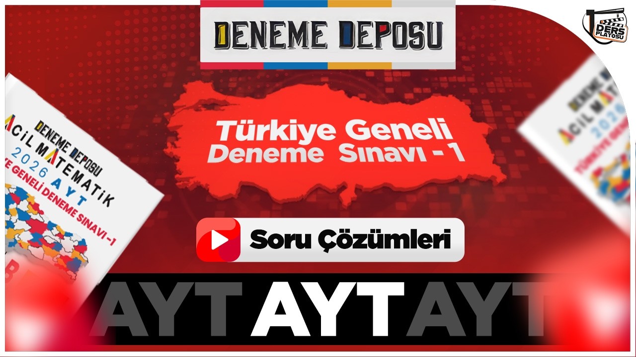 Acil Yayınları Deneme Deposu Türkiye Geneli AYT Deneme Sınavı Soru Çözümü