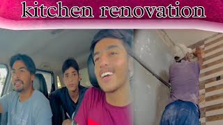 kitchen renovation | Fuffad ji nll masti || shada vlogs