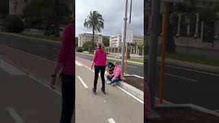 Roller skating with my daughter. #rollerskating #shorts #likemotherlikedaughter #italy #ролики