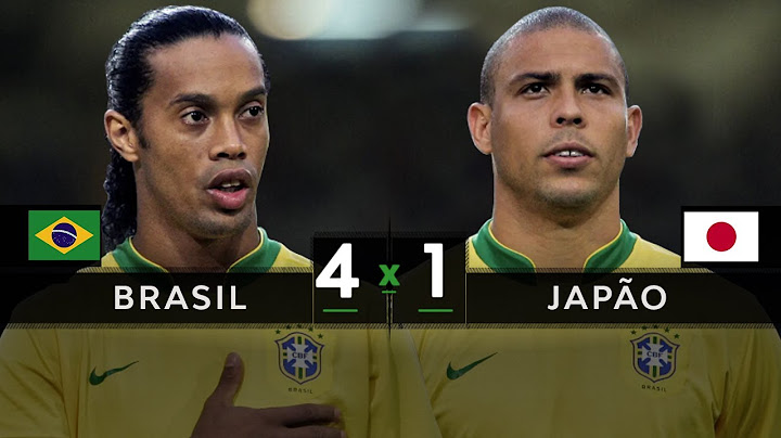 QUANDO O ATAQUE DA SELEÇÃO ERA OP | Brasil 4 x 1 Japão - Melhores Momentos | 2006