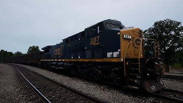 Coal Loading - CSX Heavy Haul: Sand Patch Grade - GE AC4400CW CSX - Train Sim World 4