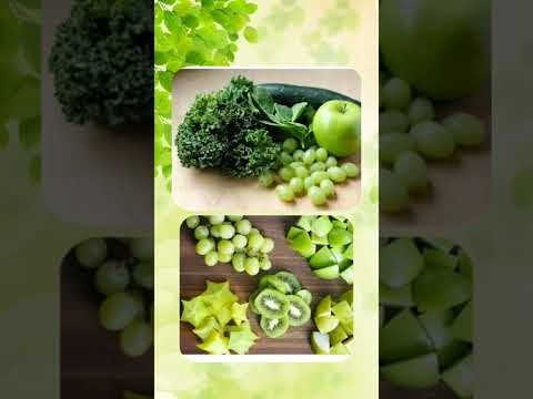 لو خيروك بين الاكل باللون الأخضر