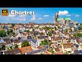  chartres medieval  pearl of france amazing walking tour with nice elegant music 4k60fps