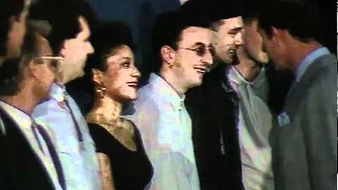 Beatles Ringo Starr and George Harrison meet Princ...