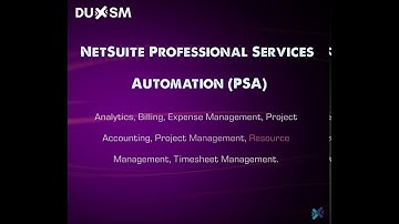 NetSuite Professional Services Automation PSA