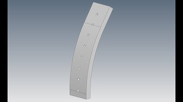 Inventor - Create a Path & Hole Pattern on Flat and Curved Surfaces