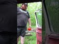 he got a tow truck stuck #automobile #funny
