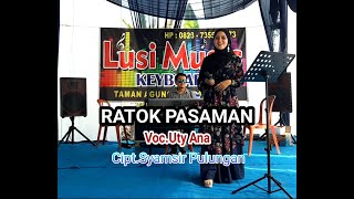 LAGU MINANG RATOK PASAMAN - VOC.UTY ANA - CIPT.SYAMSIR PULUNGAN - PLAYER WARID LBR