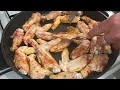 Ailes de poulet frit  lail et son persilmarcrambo