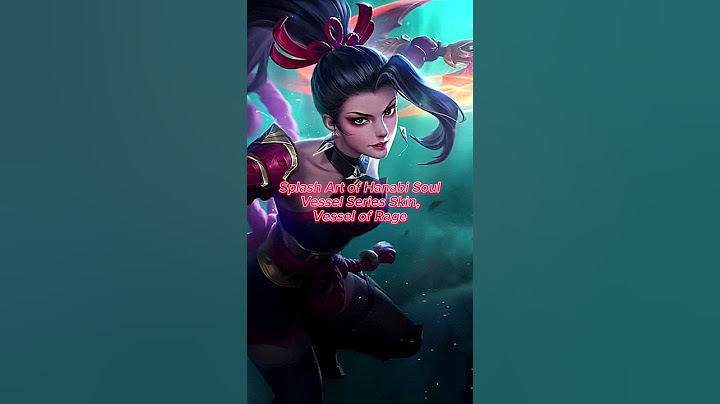 Splash Art of Hanabi Soul Vessel Series Skin, Vessel of Rage #hanabi #seulvessel #mlbb #maenxgame