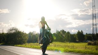 : YAMAHA SLIDER Mbk stunt/757 stunt team/ep. 3