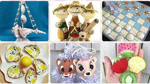 650+ seashell crafts | sea shell painting | sea shell craft | shell art and craft ideas |shell decor