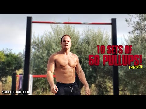 10 Sets Of 50 Pullups - Serg Aka NewEra The Bar-Barian