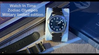 Military watch Zodiac Olympos and special guest Bulova Hack Watch