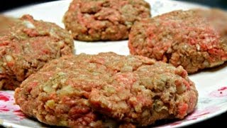 Homemade Burger Patties