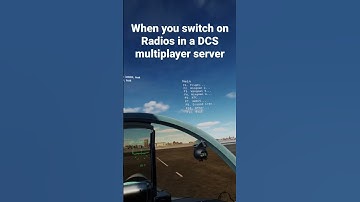 DCS: When you switch on your Radios for first time on a multiplayer server