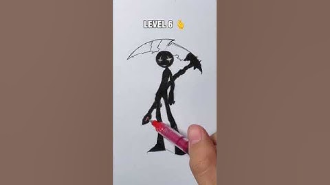 Drawing Stickman in different level part 4 #howtodraw #stickman #drawingstickman #art #stickwar