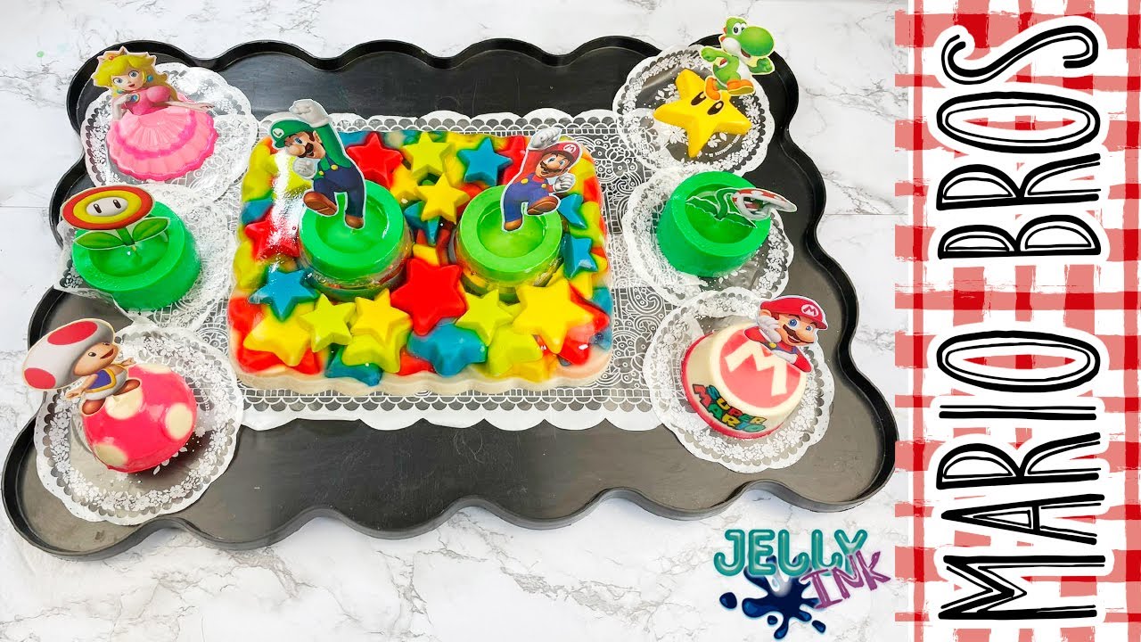 Gelatina Mario Bros | Infantil | Fiesta | Jelly Ink