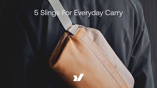 5 Sling Bags For Everyday Carry - Bellroy Sling, Black Ember TKS, Aer, Arc'teryx, Peak Design