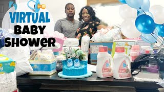 VIRTUAL BABY SHOWER | Opening All Baby Gifts | Thank You!! 🙏🏾 35 WEEKS PREGNANT