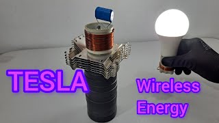 TESLA  Wireless Energy Experiment.