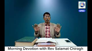 Morning Devotion with Rev Salamat Chiragh | United presbyterian evanglical church