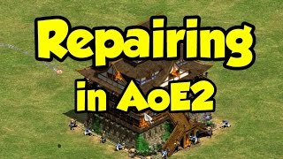 Repairing in AoE2