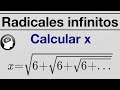 Radicales infinitos (pregunta de examen) | solucion sencilla