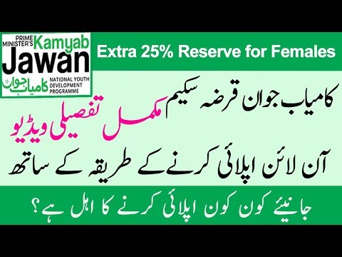 Apply for Kamyab Jawan Program Online | Kamyab Jawan Bank Loan Scheme