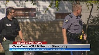 1-year-old killed in Lawrence shooting