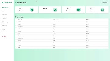 طراحی پنل کاربری با html +css + bootstrap | Responsive Bootstrap 5 Admin Dashboard
