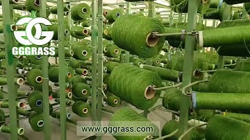 GGGRASS factory producing artificial grass #artificialgrass #gggrass #turf