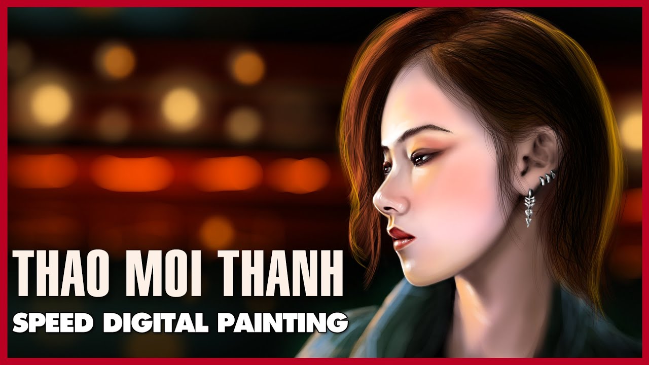 Thao Moi Thanh - Speed Portrait Digital Painting Process ...