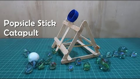 How to make a catapult using popsicle sticks