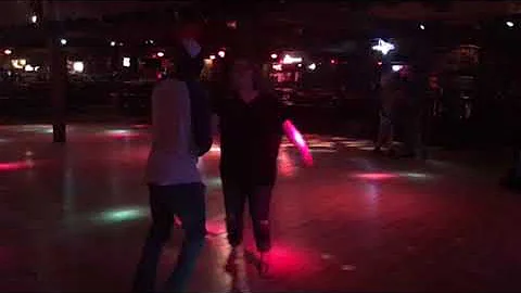 Janet Lowery and Kirby White Western waltzing.