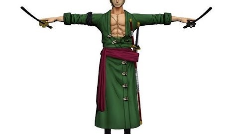 [DEMO] 3D Models - Zoro, Nami, and NPC?? in One Piece games