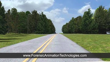 Three Vehicle Accident - 3D Computer Animation