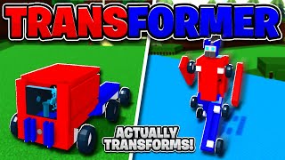 WORKING TRANSFORMER!!! - Build A Boat For Treasure!