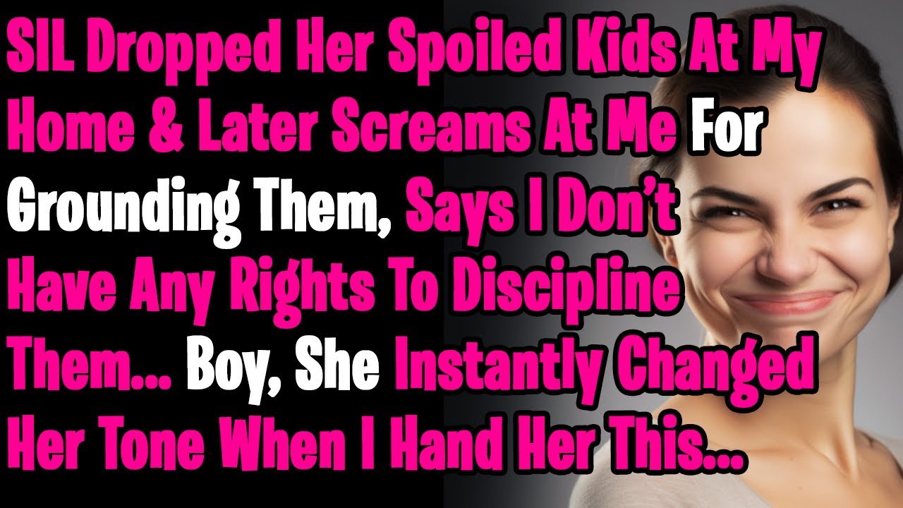 SIL Dropped Her Spoiled Kids At My Home & Went On Summer Vacation, But Now Screams At Me