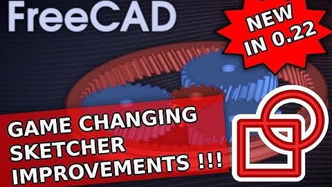 !NEW! Game Changing FreeCAD 0.22 Sketcher Features
