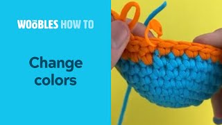 How to change colors in crochet